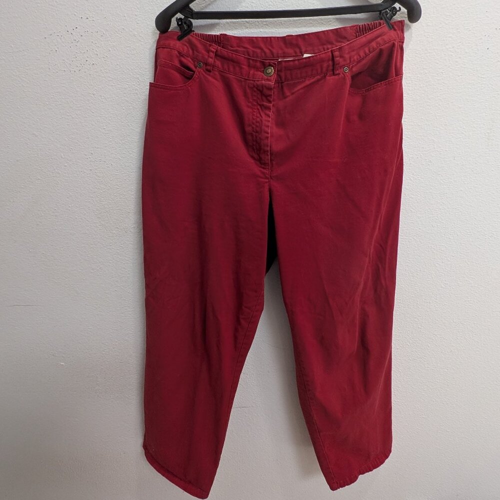 Ruby Rd Favorites  -red chinos - sz 14P